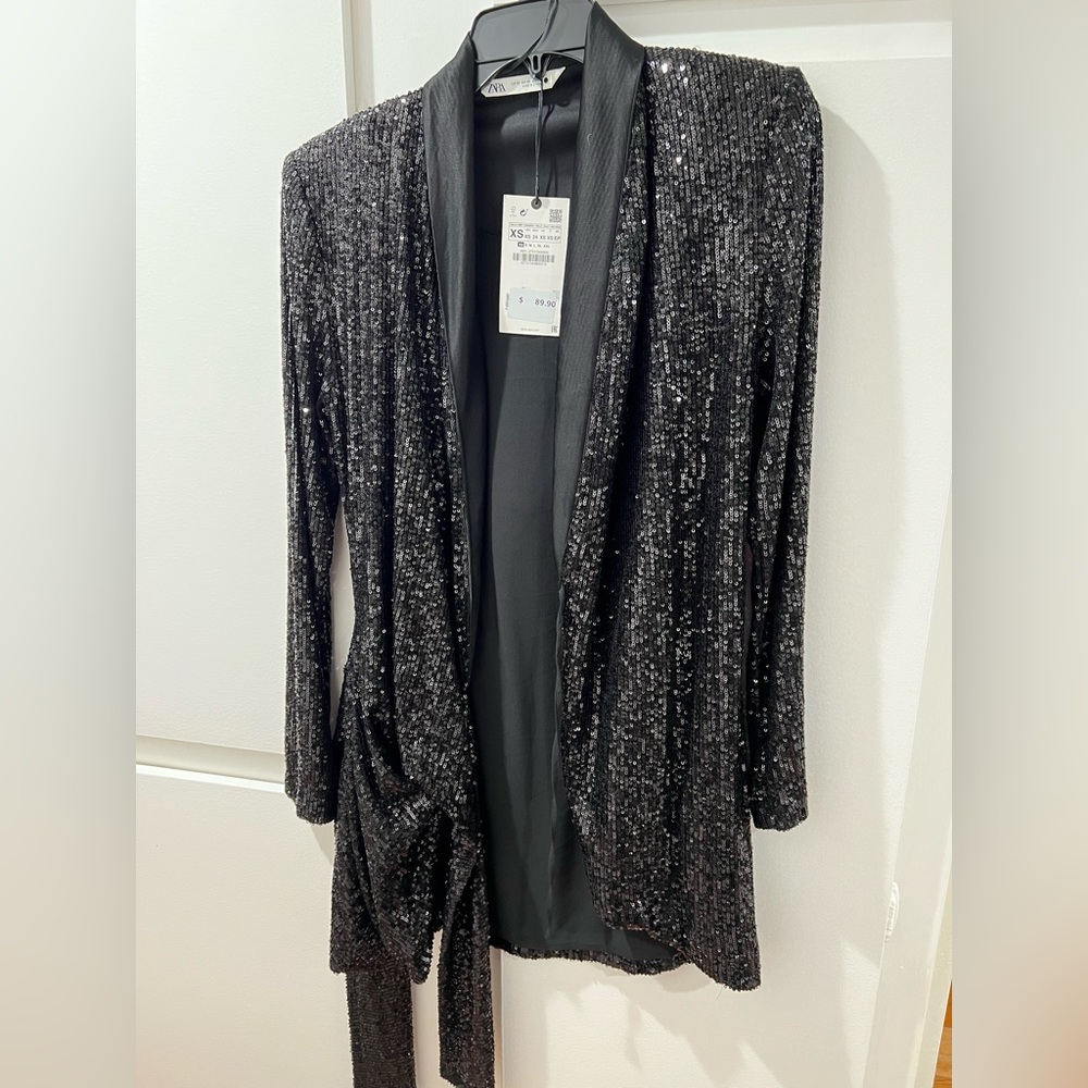 NWT ZARA SEQUIN DRESS AND/OR JACKET